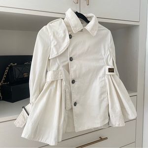 G-Star Raw Women's white denim babydoll jacket